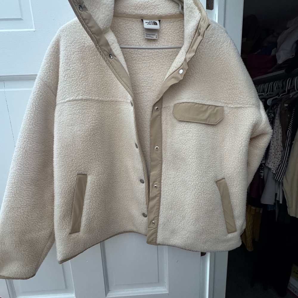The North Face Cream and Tan Jacket